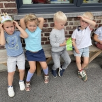 Berenzoekspel op de speelplaats